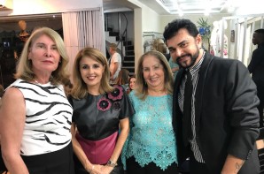 Heliana Diniz, D. Maria do Rosário Magalhães, Nietinha Velloso e Júlio Cezar Habib.
