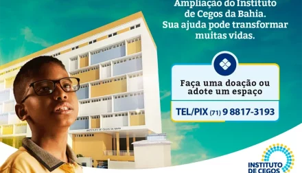 banner de com um texto no centro e centralizado: 