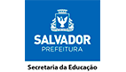 ilustração da marca da Secretaria Municipal de Educação, juntamente com a marca da Prefeitura de Salvador